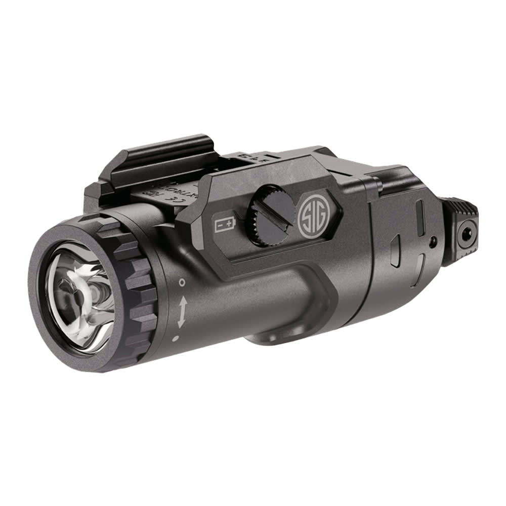 Sig Sauer FOXTROT2R Lightfight Bluetooth Rechargeable Weapon Mounted 700 Lumens Black Light w/(2) 16340 High-Capacity Li-Ion Batteries SOF2RLF01 - Main Image