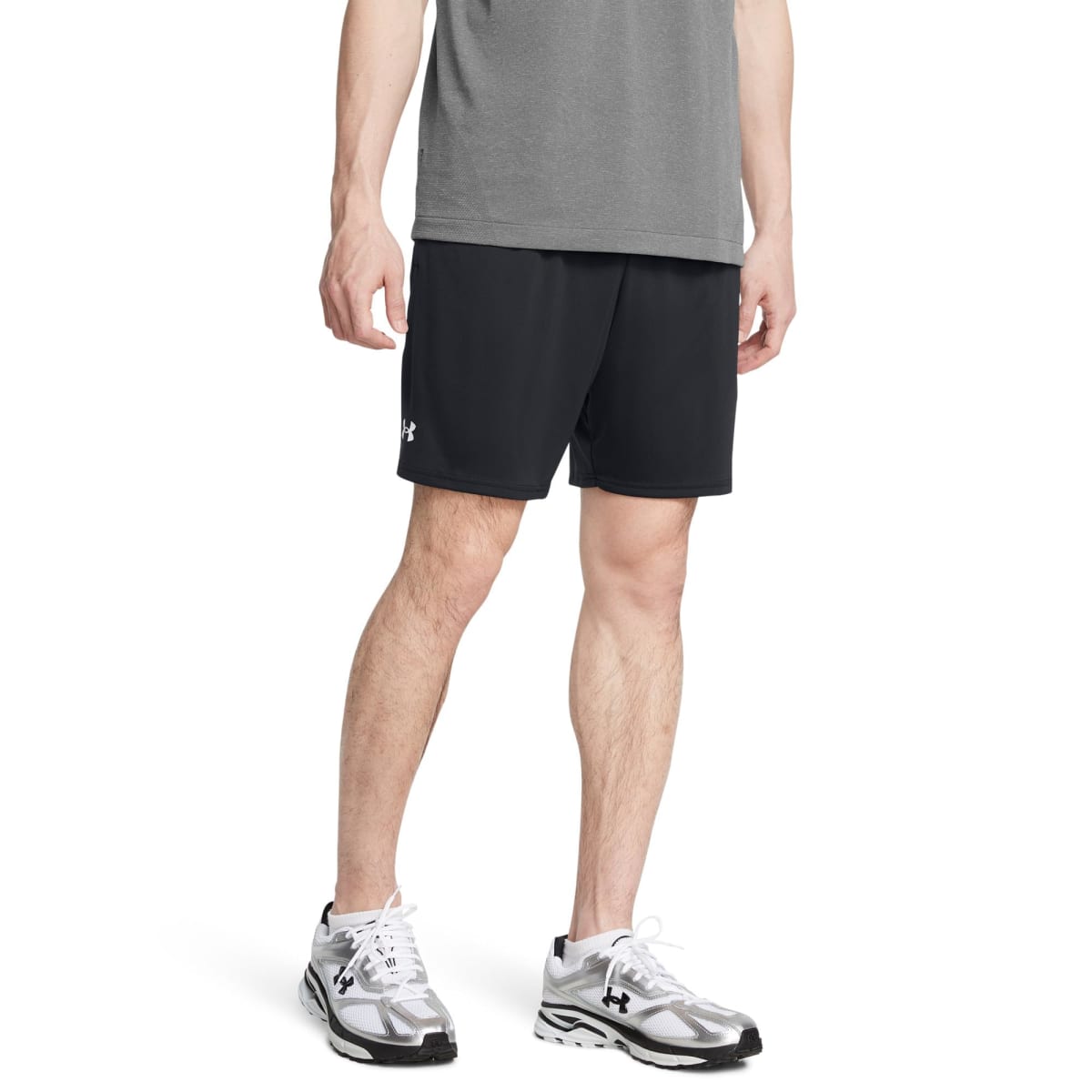 Under Armour Men's Tech Black/White 7-inch Shorts 1386969-00100 - Main Image