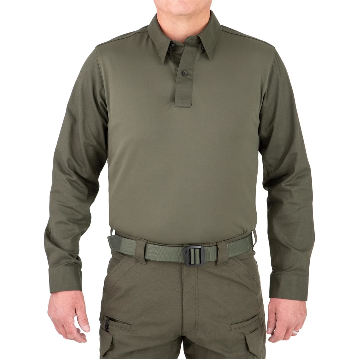 First Tactical Men's V2 Pro Performance Long Sleeve Shirt Olive Drab Green 111015-830 - Main Image