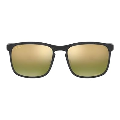 Ray-Ban Grey Green Mirror Gold Gradient Polar 0RB4264-8766O58