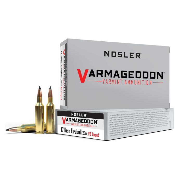 Nosler Varmageddon VGA - 17 Rem FB 20g VG FBT (20ct) Ammunition 63100
