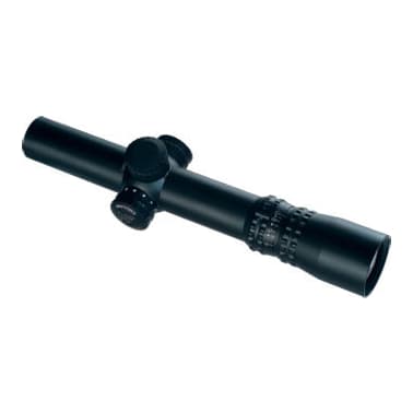 NightForce NXS 2.5-10x24 Mildot reticle with Milrad Zero Stop Turrets