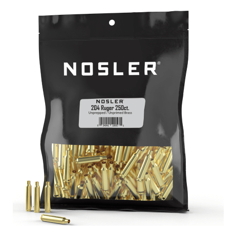 Nosler Brass - 204 Rug (250ct) Bulk Brass Bag 10057