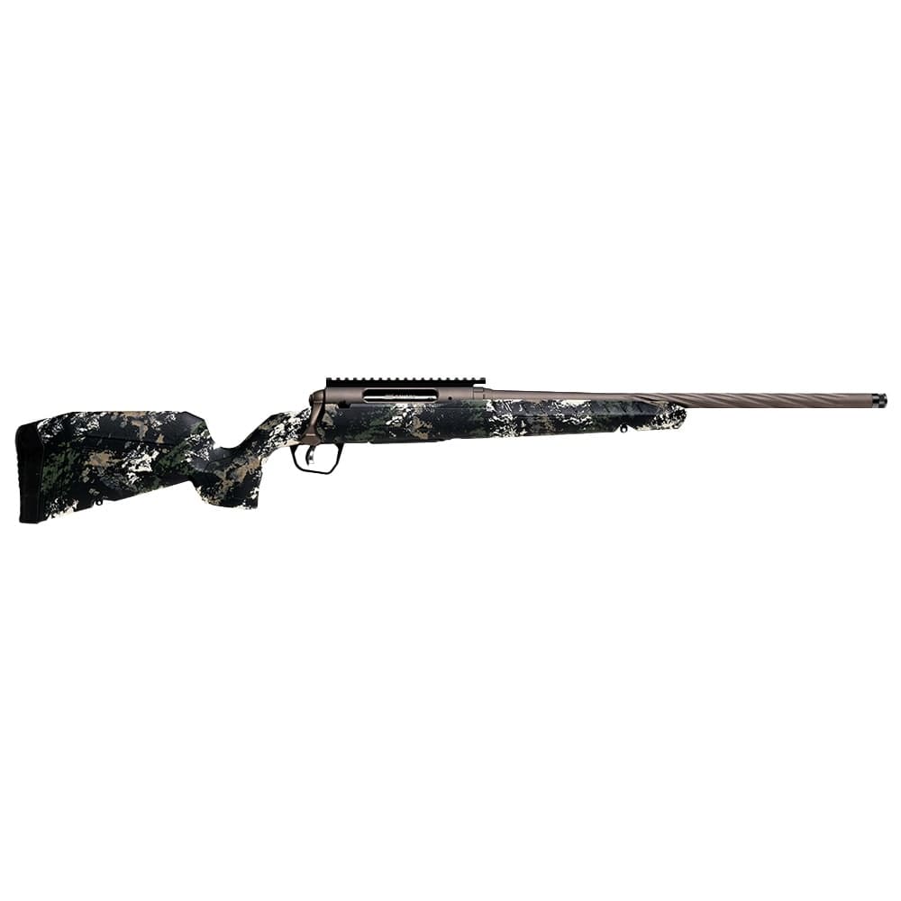 Savage Arms G4 Axis 2 Pro Forest SP Camo .308 WIN 1:10" 5/8x24 20" Heavy Sporter Spiral Fluted Bbl Carbon Steel/Synth Gun Metal BRZ Rifle 33275 - Main Image
