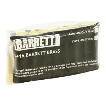 Barrett .416 Primed Brass w/ Head Stamp 13494
