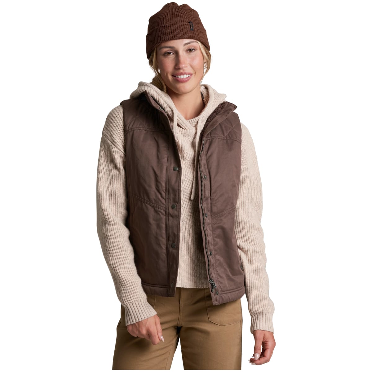 Kuhl W'S Celeste Lined Vest Coffee Women's Size XS 2190-CF-W-XS