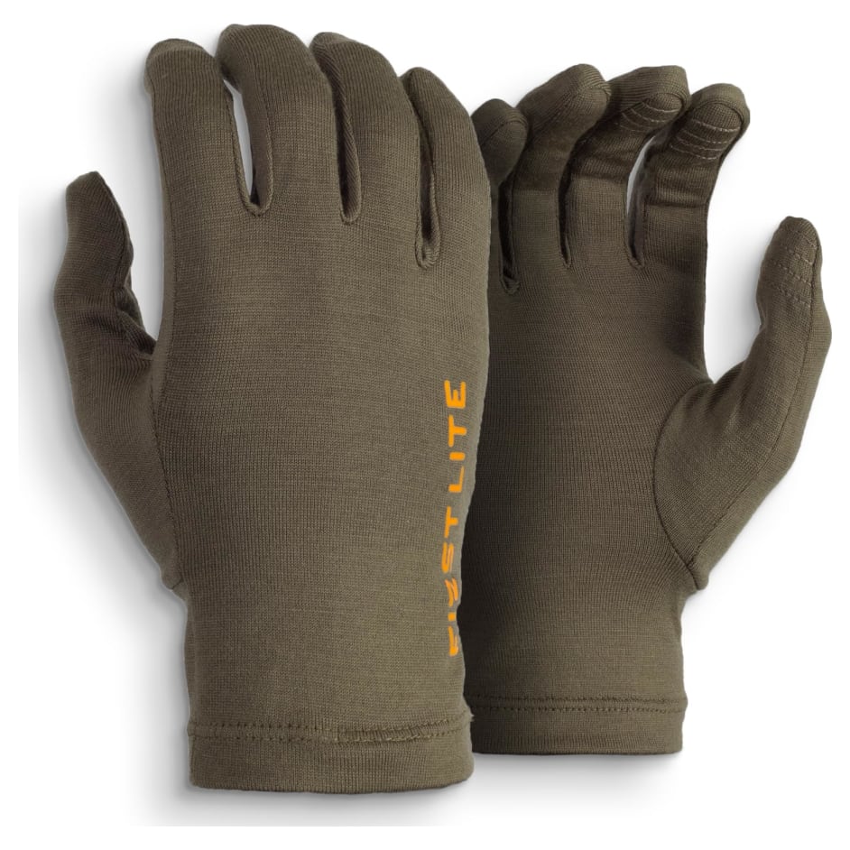 First Lite Aerowool Touch Liner Glove Conifer XL MATLRCNXL