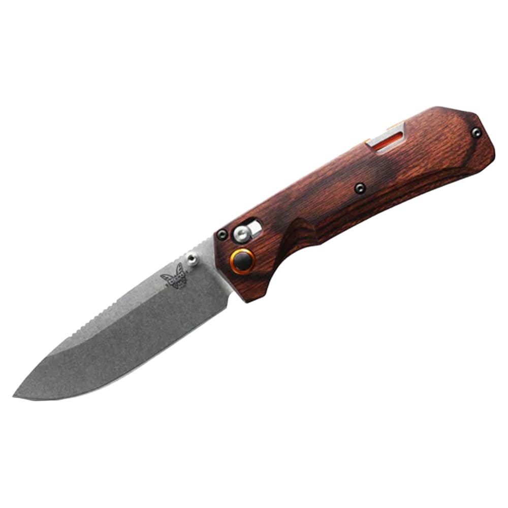 Benchmade Grizzly Creek AXIS Drop-Point Stabilized Wood Knife 15062