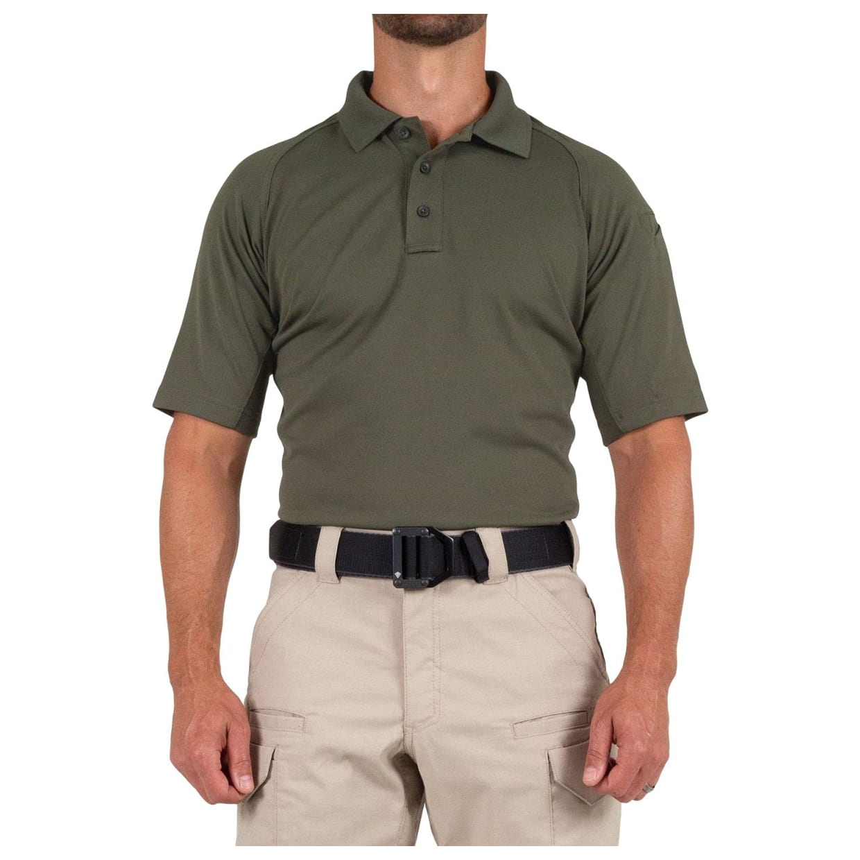 First Tactical Men's Performance Short Sleeve Polo Olive Drab Green 112509-830 - Main Image