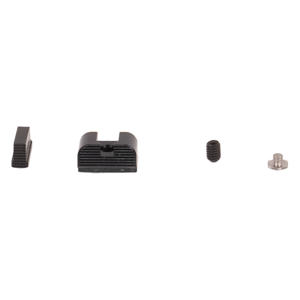 C&H Precision Back Up Iron Sights Fits Glock 43/48 MOS w/ Optic Cut Upgrade For Trijicon RMRcc BUIS-AB-GLX-RMRcc-225BF-225BR - Main Image