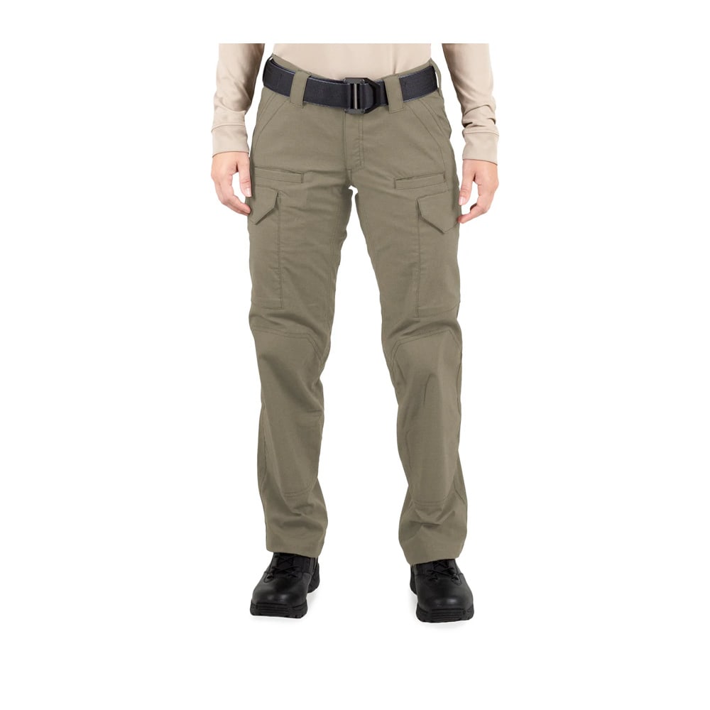 First Tactical Women's V2 Tactical Pants 2-Way Stretch Water Resistant Double-Dyed Ranger Green 124011-610 - Main Image