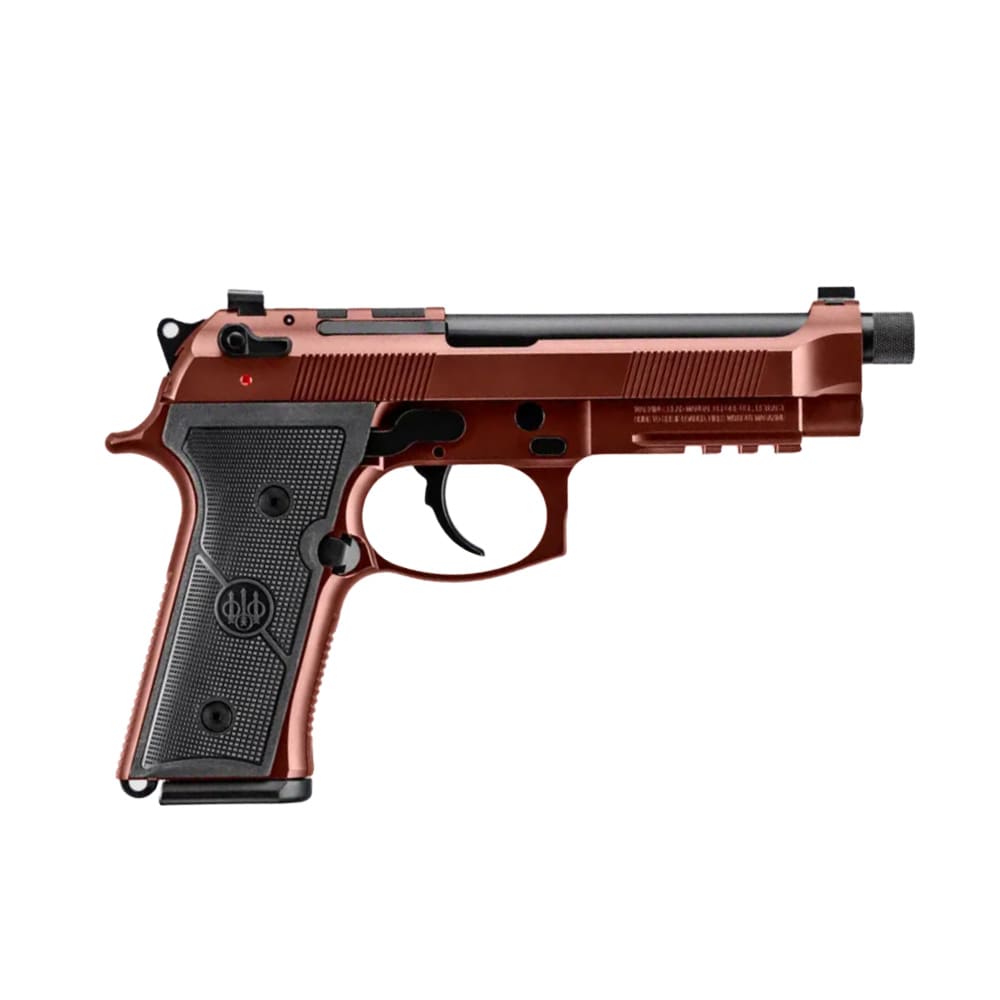 Beretta M9A4 Overlanding 9x19mm 5.1" Threaded Bbl SA/DA Clay Pistol w/(2)15rd Mags JS92M9A4GCLA15