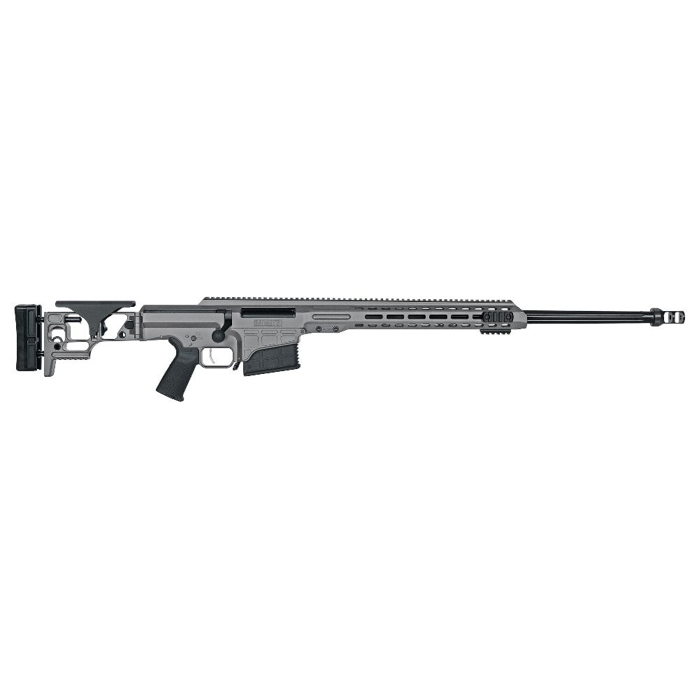 Barrett MRAD Folding Stock 7mm PRC 26" Fluted 1:8" Bbl Tung Grey Cerakote Rifle w/(2) 10rd Mags, (2) Sling Loops, (3) Acc Rails, & Carrying Case 19882