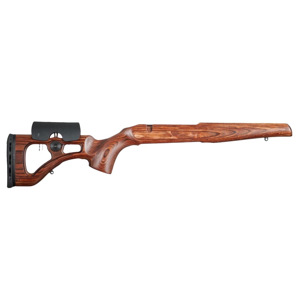 GRS Riflestocks Lightweight Classic Blanks 72.5mm-Length Adjustable LOP and Cheekpiece 40mm-Wide Forend w/ Limbsaver Brown 106263 - Main Image