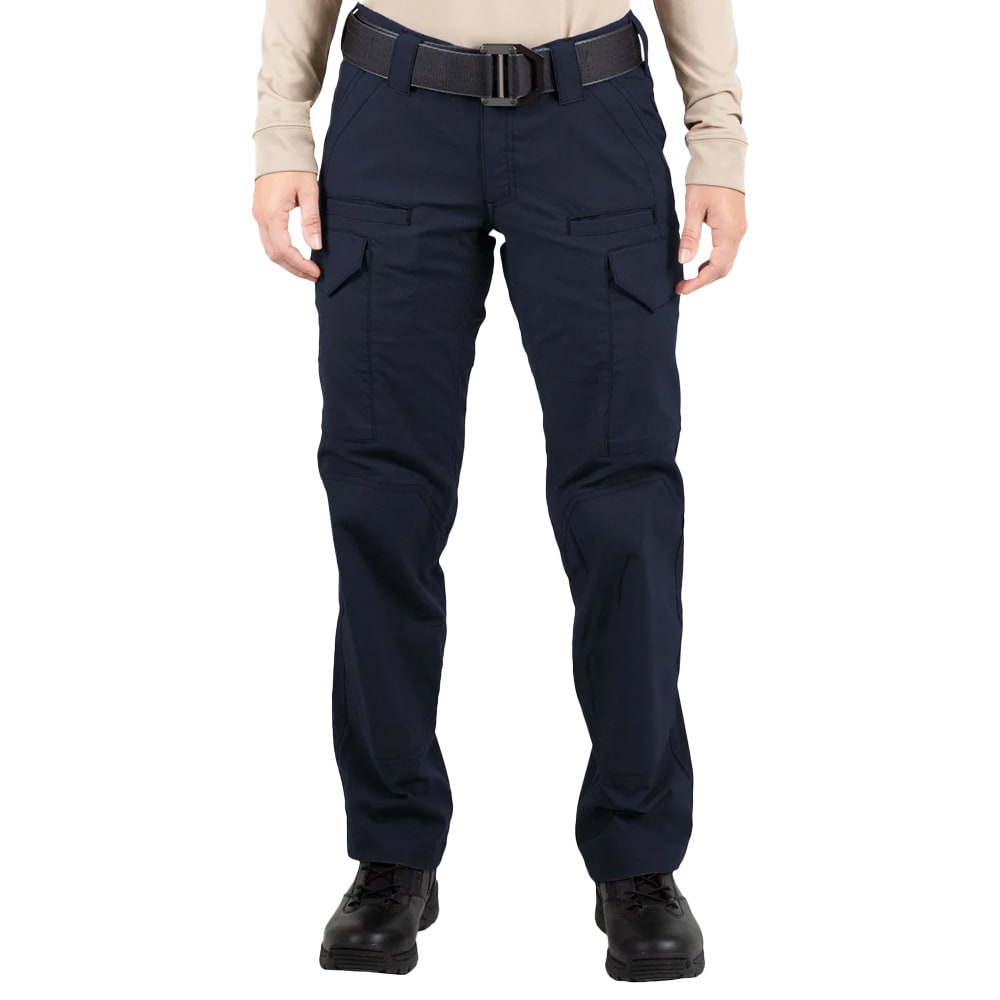 First Tactical Women's V2 Tactical Pants 2-Way Stretch Water Resistant Double-Dyed Midnight Navy 124011-729 - Main Image