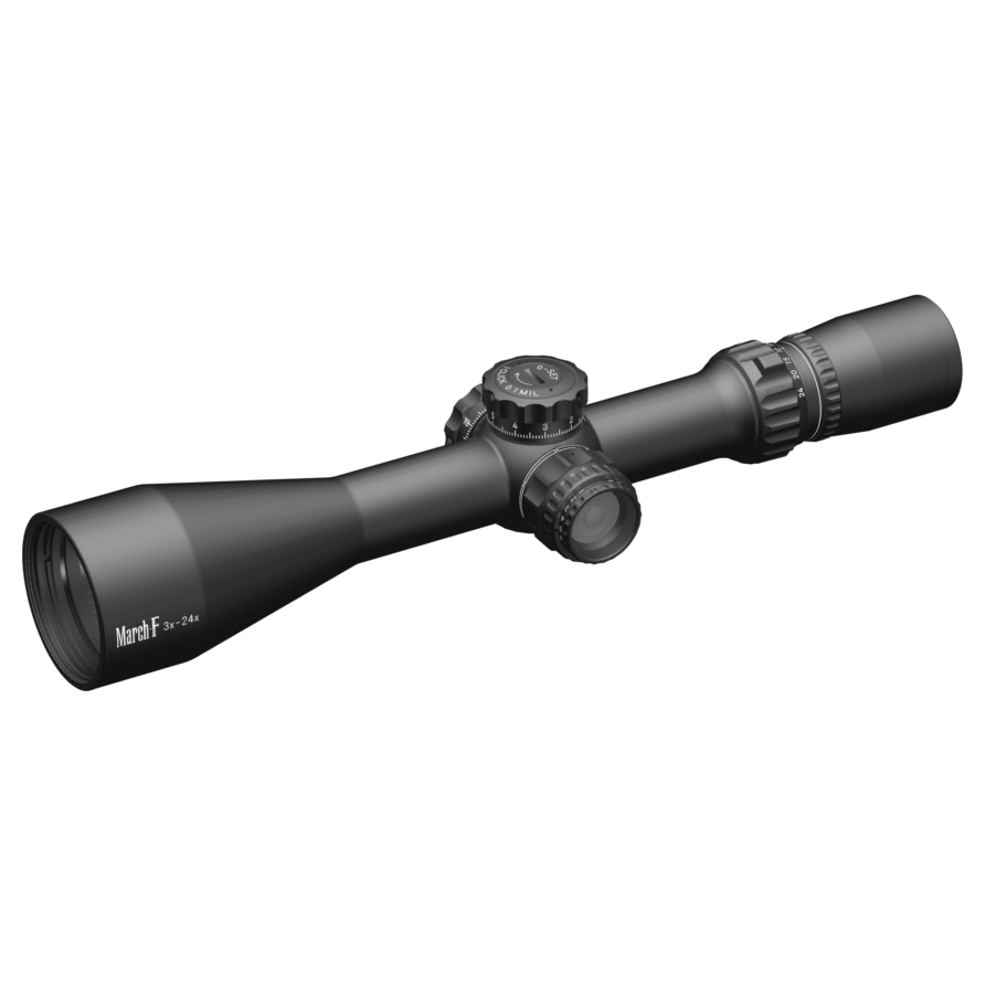 March F Tactical 3-24x52mm FFP FML-1 Reticle 0.1MIL 6Level Illum Riflescope D24V52FIML-FML-1