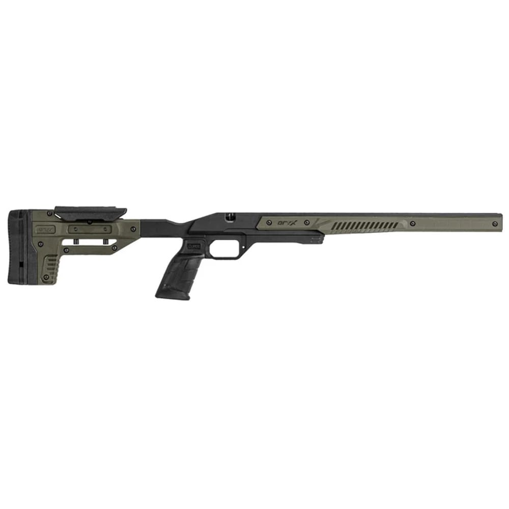 MDT Oryx Chassis for Ruger American Long Action Right Hand w/ Adj Buttstock & MLOK Forend, OD Green 116677-ODG - Main Image