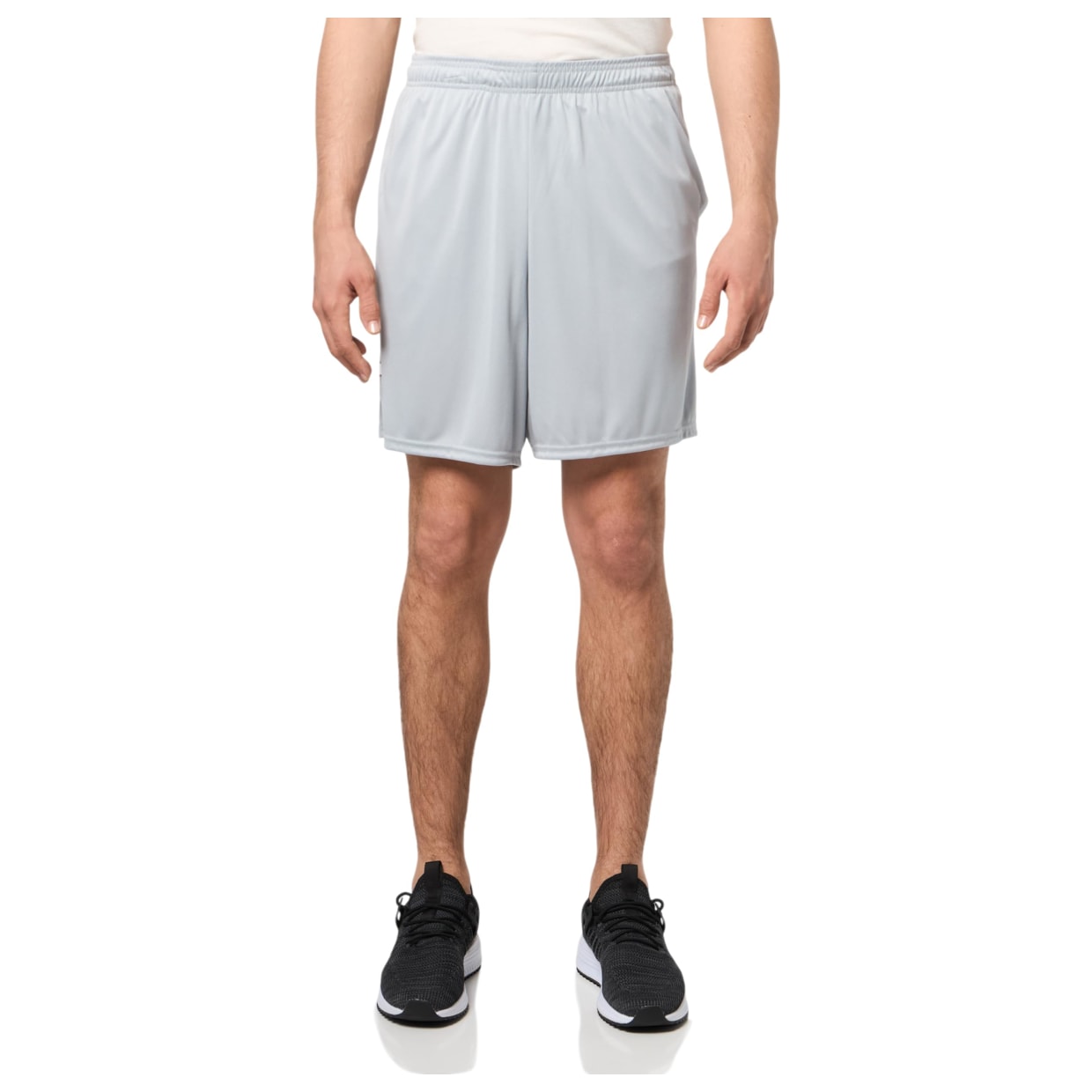 Under Armour Men's Freedom Tech Mod Gray Light Heather/Red BFL Shorts 6000654-01100 - Main Image