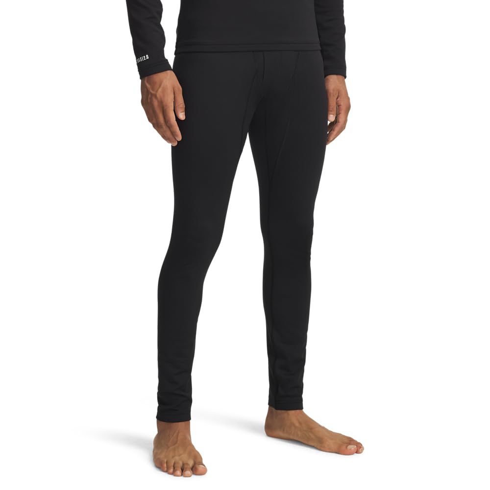 Under Armour Men's Coldgear Base Black/White 2.0 Leggings 6005296-00100 - Main Image