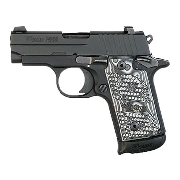 EXTREME, Black Nitron Finish, SLITE Night Sights, Hogue Extreme G10 Grips, X-Grip 7rd Magazine 238-380-XTM-BLKGRY