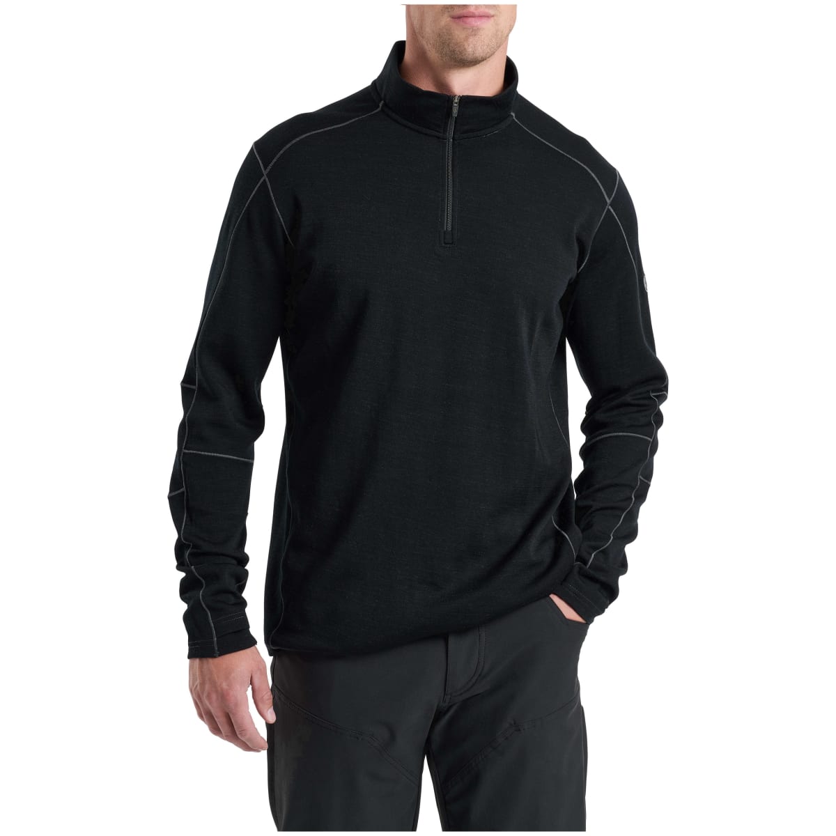 Kuhl Invigoratr Merino 1/4 Zip Sweater Raven Men's Size XXXL 3236-RV-M-XXXL