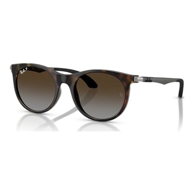 Ray-Ban Havana Polar Light Grey Grad Brown 0RJ9082S-7182T547