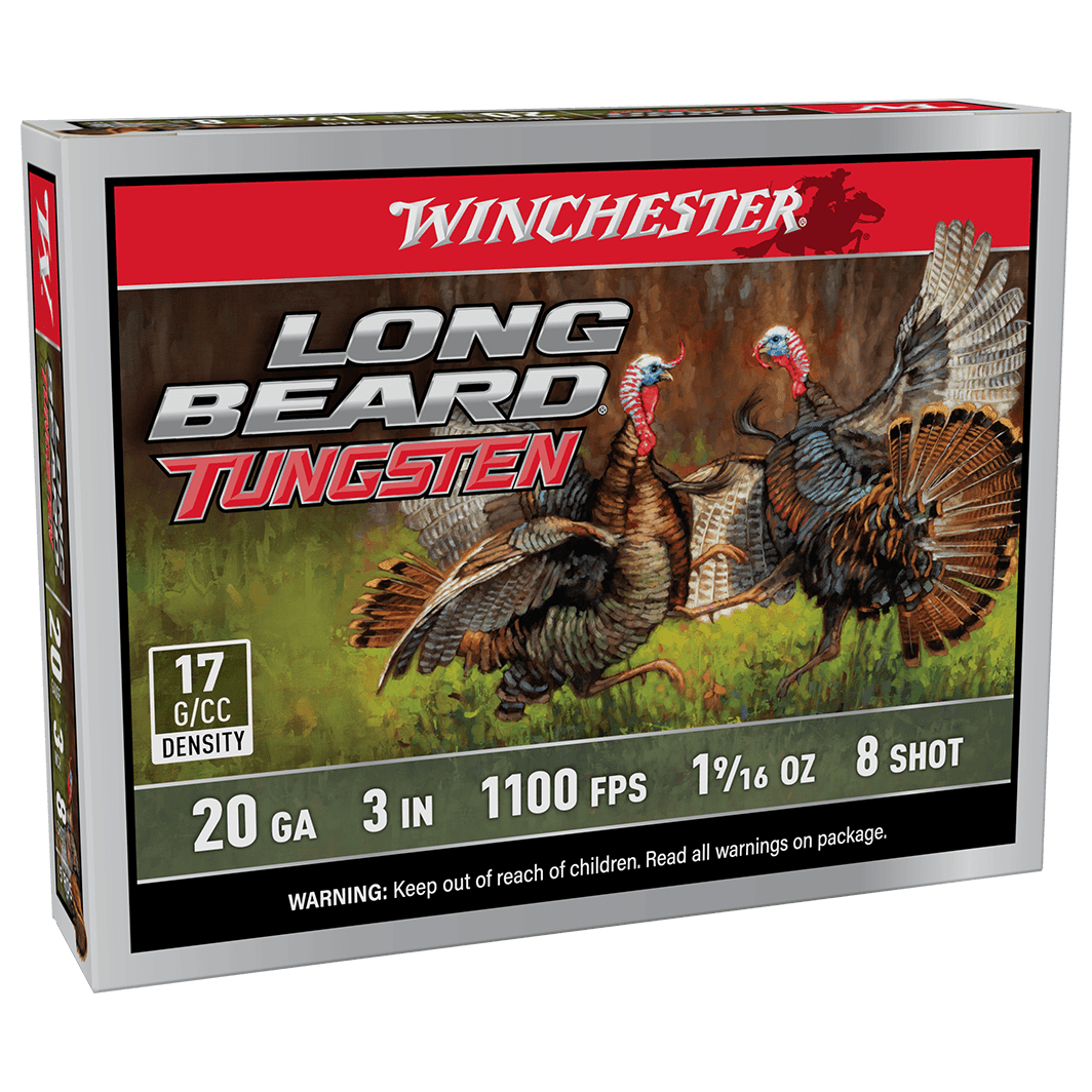 Winchester 20 ga 3" #8 Long Beard TS17 1-9/16 oz Box of 5 Shells LBT2038 - Main Image