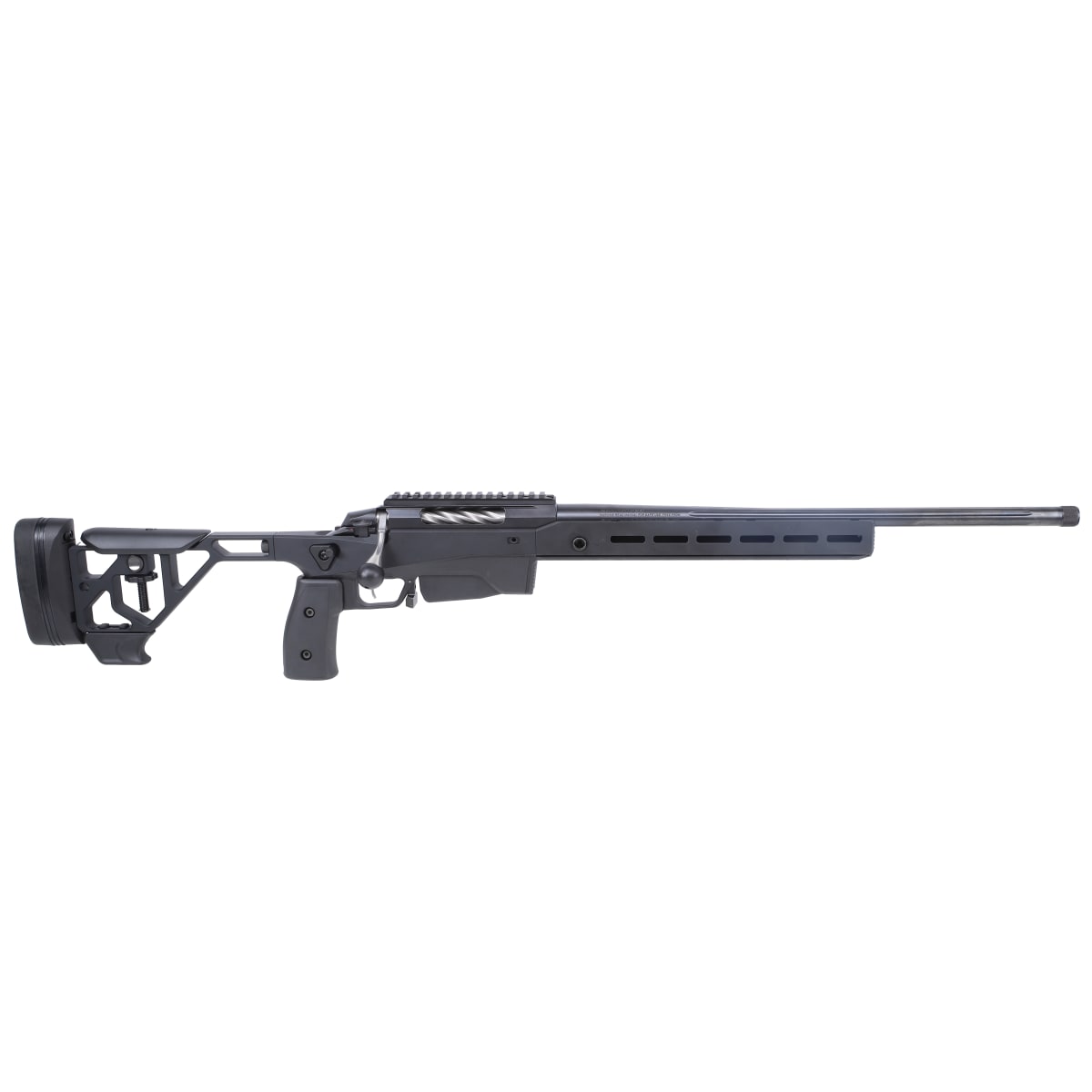 Tikka T3X Ace Game Blued Steel 22-250 REM NS 20 Fluted BBL 1:1/14 5/8x24 TPI RH 5RD Alum ADJ CHK / Anodized J03159