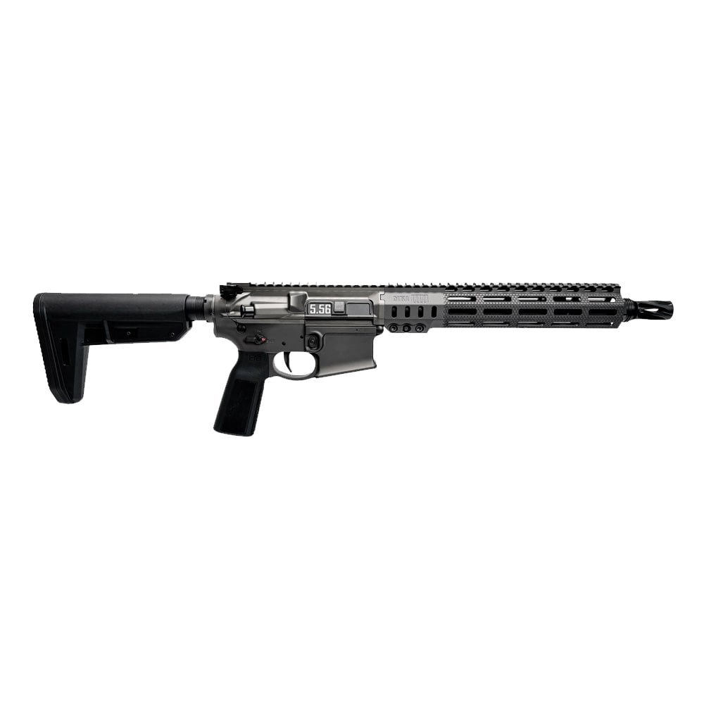 Sons of Liberty Gun Works MK1 CAR SBR 11 .5" Bbl 5.56 P3 Chrome Lined MK1 Cable Management Rail MK1-CAR-556-115CL-SBR-A-GRY - Main Image