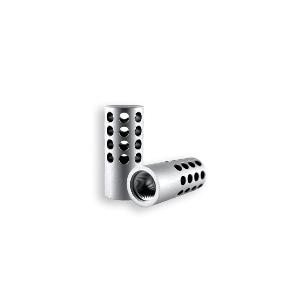 Christensen Arms Radial Brake Stainless Steel- .243 Cal 1/2-28 Stainless Finish 810-00013-13