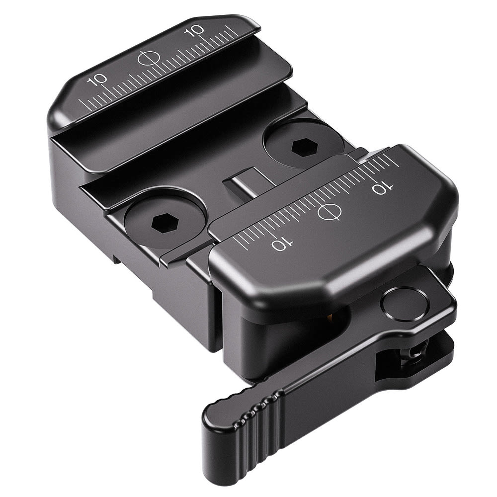 Leofoto 40mm Bipod Clamp, A.R.M.S. 17S Style 42mm / 1.65in Length, 3/8" Mounting Hole LSC-40