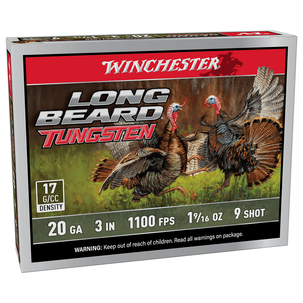 Winchester 20 ga 3" #9 Long Beard TS17 1-9/16 oz Box of 5 Shells LBT2039 - Main Image