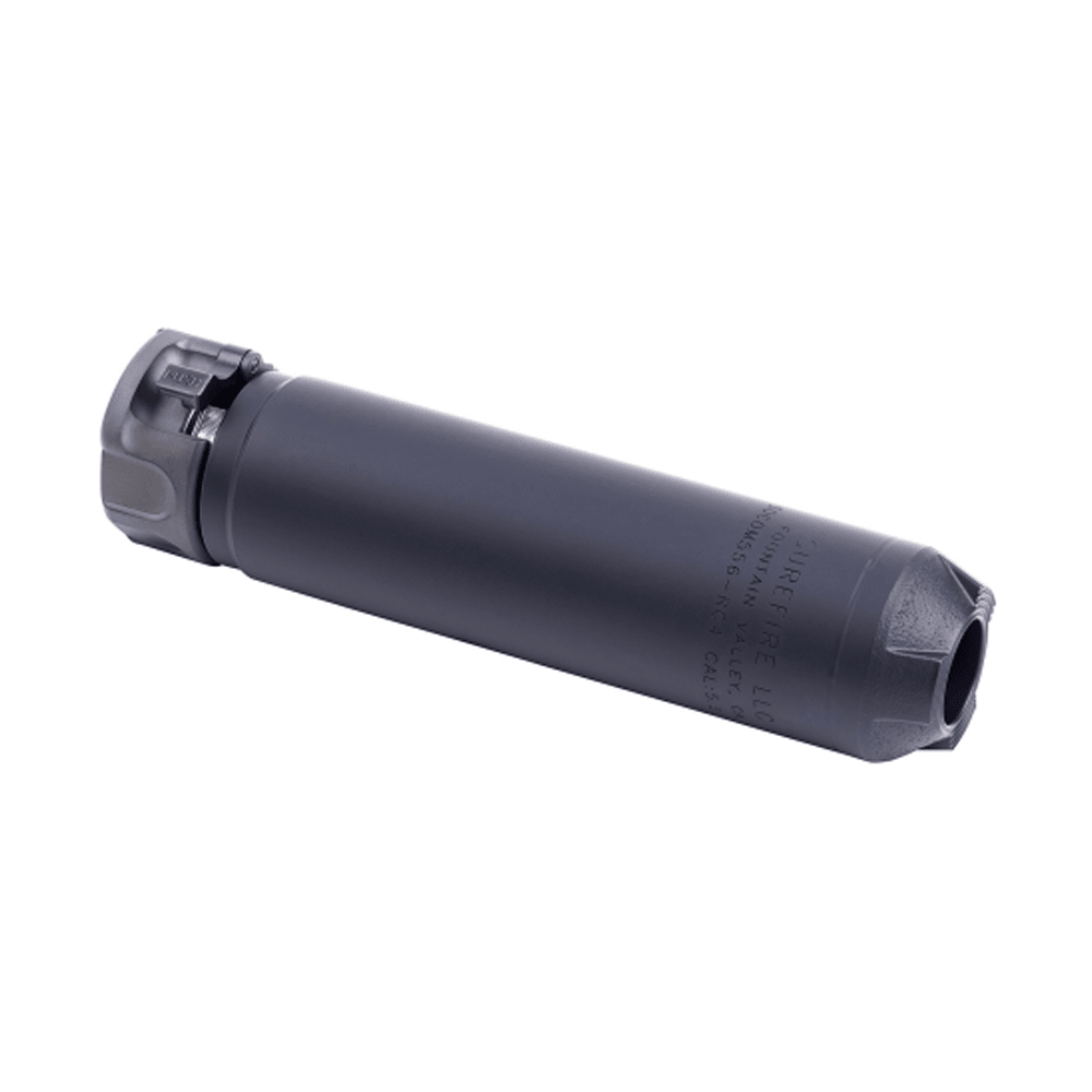 Surefire Socom 4 Series 5.56 6.4" Low Back Pressure Black Suppressor (NFA) SOCOM556-RC4-BK