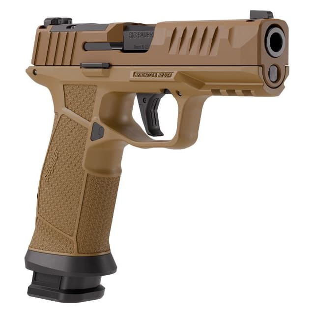 Sig Sauer P385 Carry 9mm 4" Bull Bbl Coyote Handgun w/ SIG-LOC Slide, SIG Recoil-Dampening System, 1x17rd & 1x21rd Magazine 385CA-9-CXR3 - Main Image