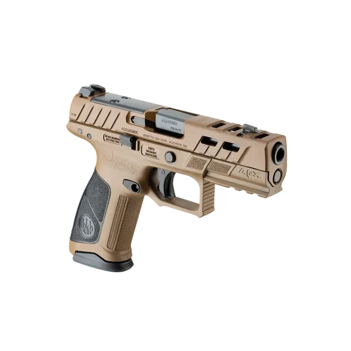 Beretta APX-A1 Full Size Ported 9x19mm 4.25" Bbl Striker FDE Pistol w/(3) 15rd Mags JAXA1F915PTFDE - Main Image