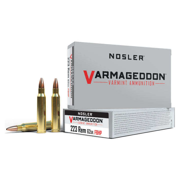 Nosler Varmageddon VGA - 223 Rem 62g VG HPFB (20ct) Ammunition 40223