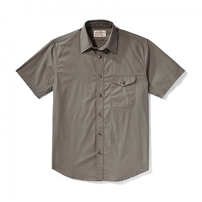 Filson Filson'S S/S Feather Cloth Shirt LightOlive XXL FCO-004275 FIL-10807-LightOlive-XXL|FIL-10807-LightOlive-XXL