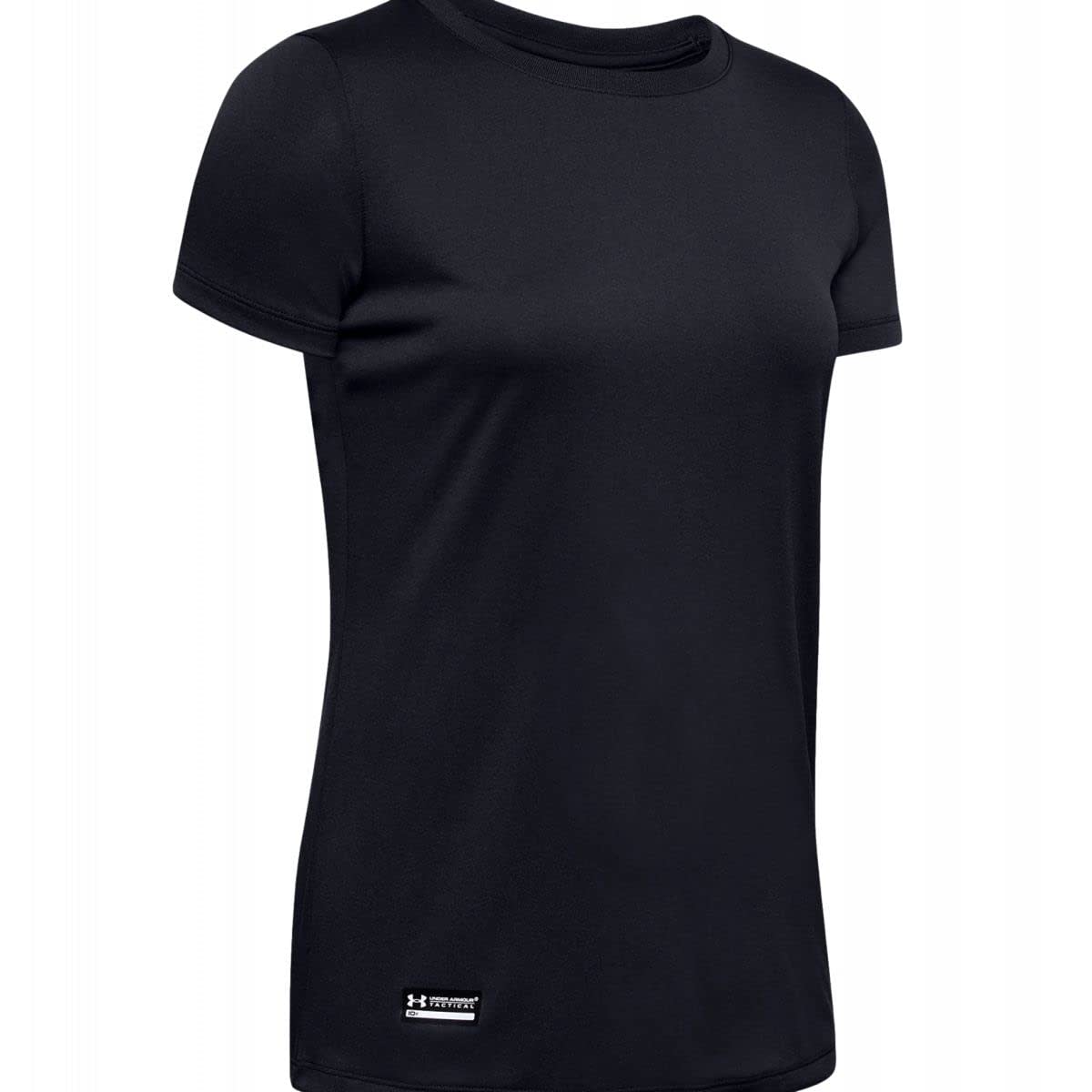 Under Armour Women's Tactical Tech Shortsleeve Black Shirt 1343357-00100 - Main Image