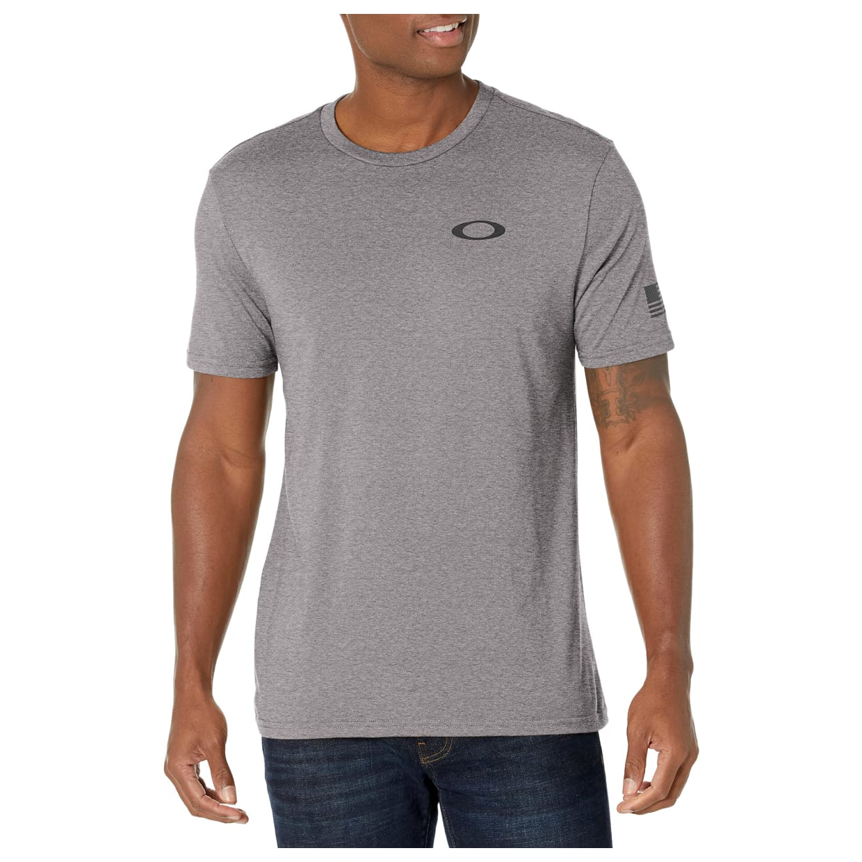 Oakley SI Strong Athletic Heather Grey T-Shirt XXL FOA404139-24G-XXL - Main Image