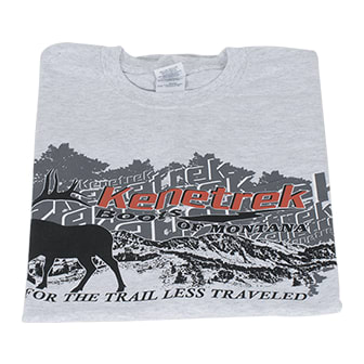 Kenetrek Logo T-Shirt Grey Short Sleeve L KEQ-TGRY LG