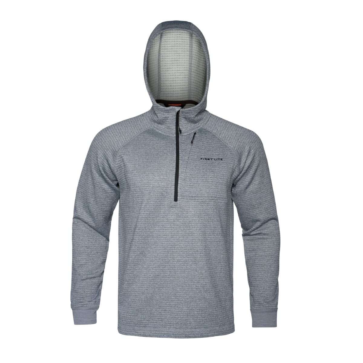 First Lite Men's ThermaGrid Merino Hoody Heather Grey XL MBTGHHGXL