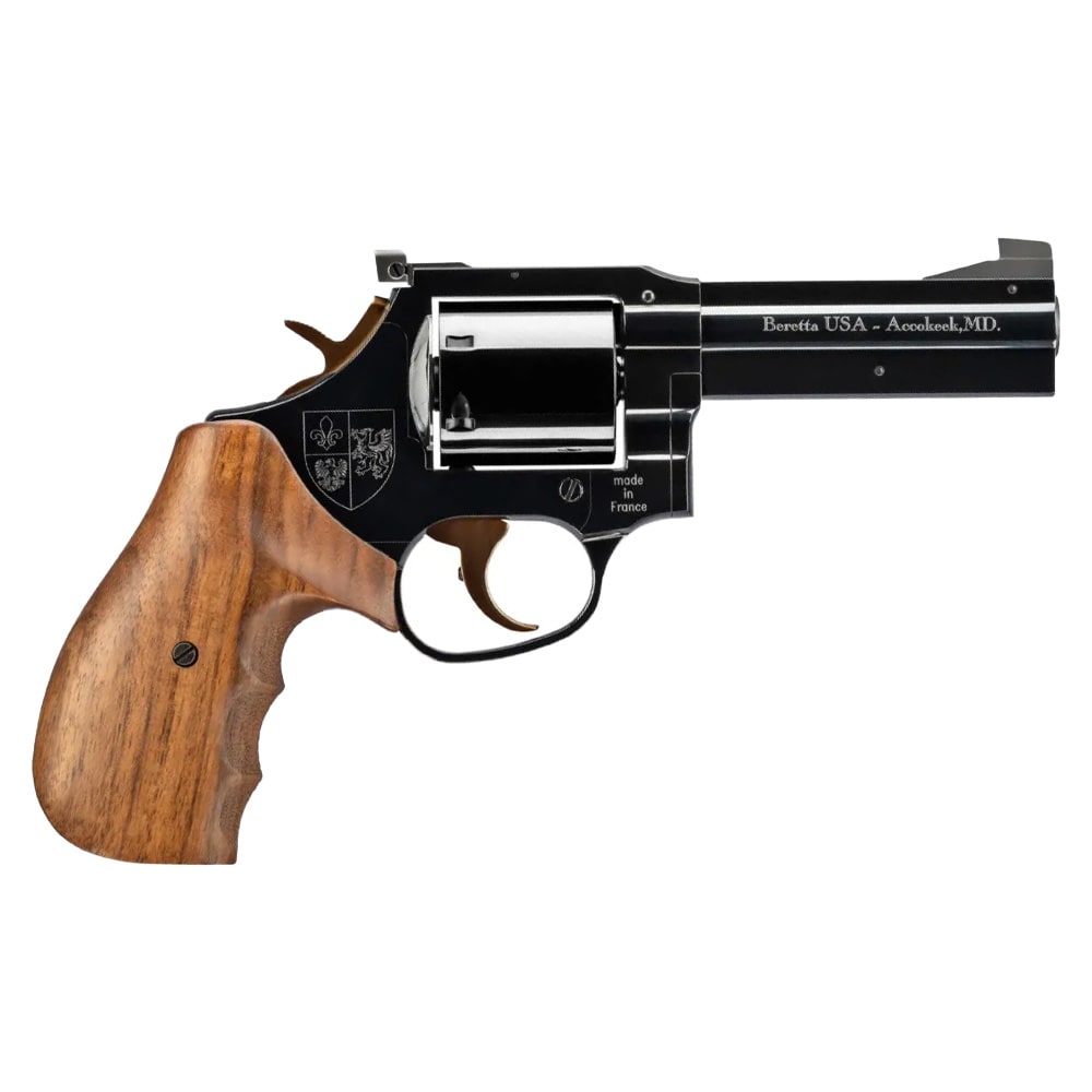 Manurhin Limited Edition MR73 Liberty .357 Mag 4" Heavy-Target Bbl Blued 6rd Revolver w/ Walnut Grips, Engravings, Adjustable Sights SPEC0785A - Main Image