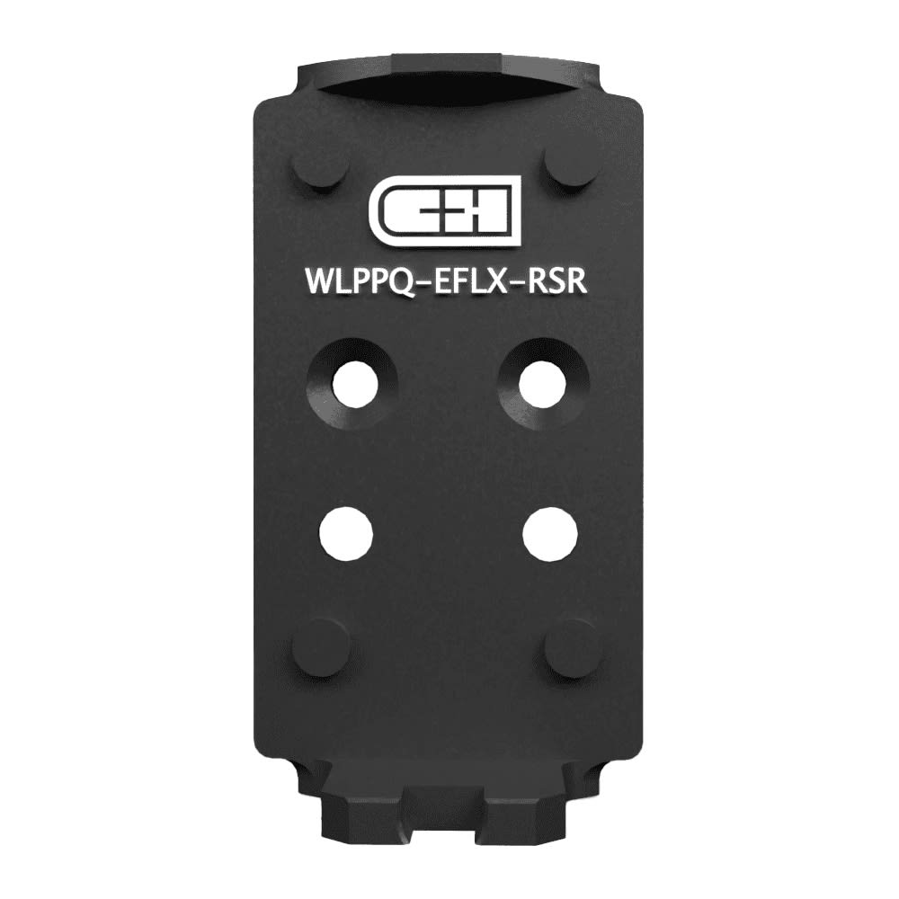 C&H Precision Walther PPQ-Q4-Q5 Plate For EOTech Eflx w/ Integrated Rear Sight WLPPQ-EFLX-RSR - Main Image
