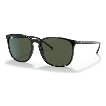 Ray-Ban Black Dark Green 0RB4387-6017156