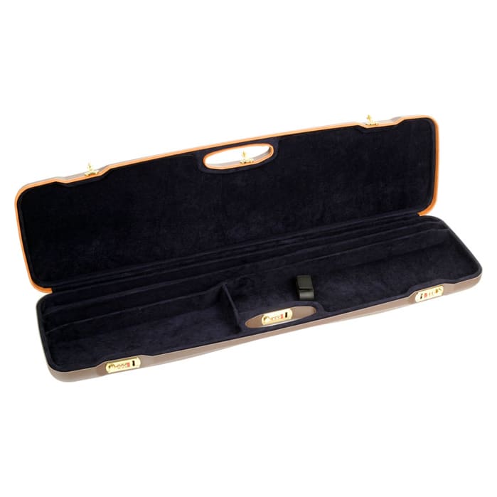 Negrini One Shotgun Two Barrel 36" Case Brown/Blue 1607SLXX-2C/5172
