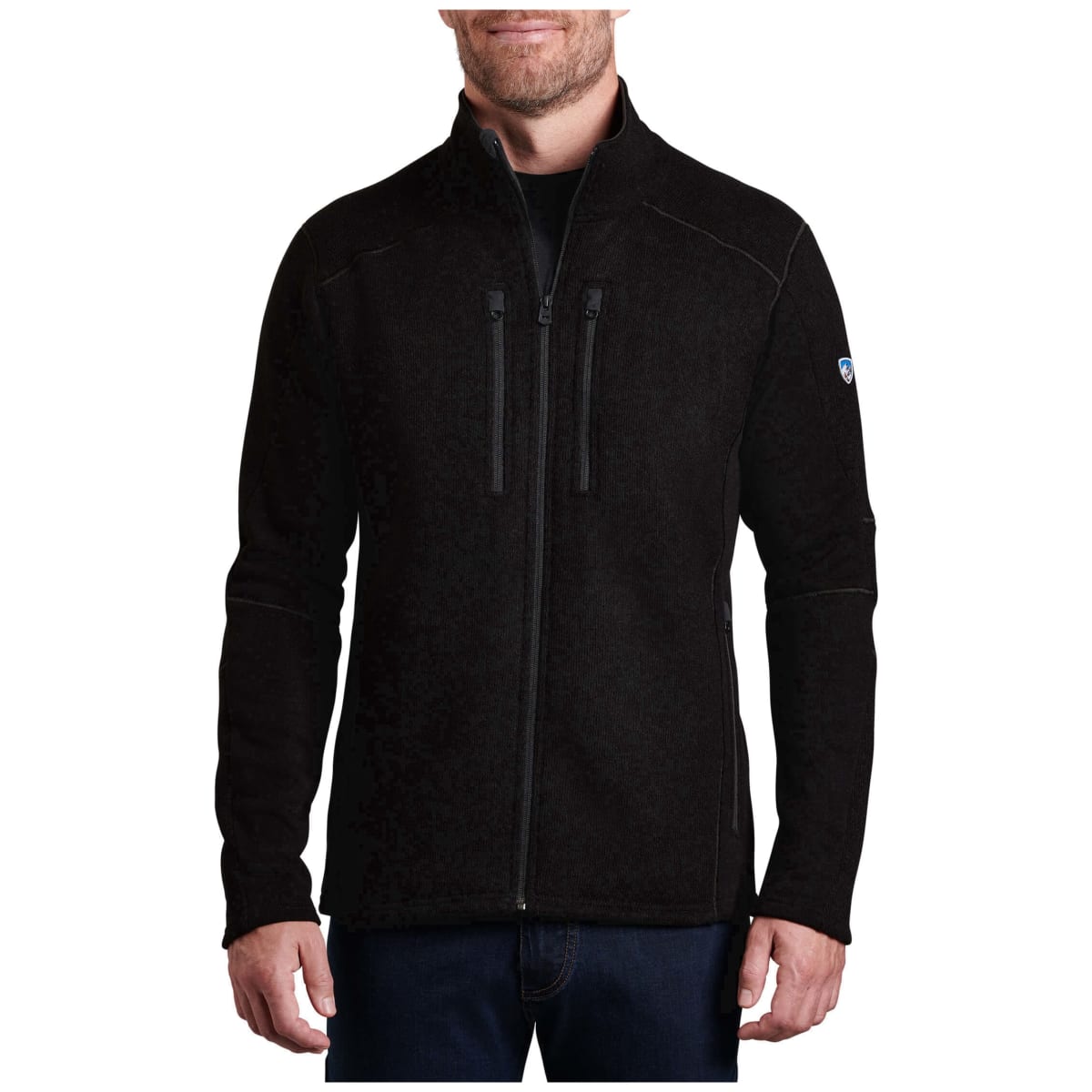 Kuhl Interceptr FZ Fleece Black Men's Size S 3183-BK-M-S
