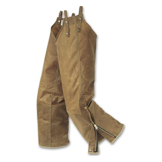 Filson Husky Double Tin Chaps w/ Zippers Tan Long 14024