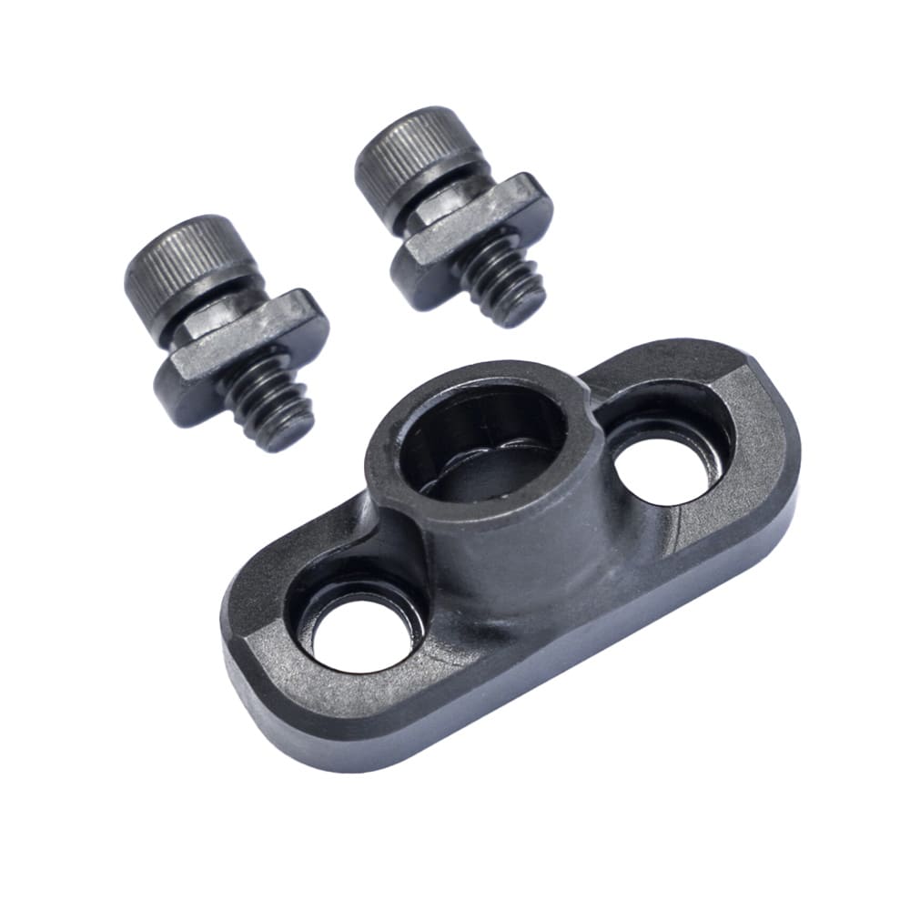Sons of Liberty Gun Works Angled Steel M-LOK Anti Rotation QPQ QD Socket, Fits Under Most Laser Devices at 11/1 O'Clock 4140ANGLEDSOCKET - Main Image