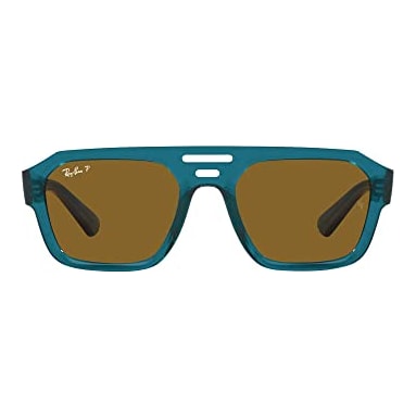 Ray-Ban Corrigan Transparent Light Blue Dark Brown Polar 0RB4397-66838354