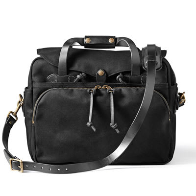 Filson Black Padded Computer Bag FIL-70258-BL